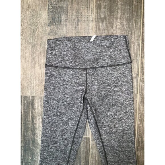 Lululemon Wunder Under Hi-Rise Tight *28"Heathered Black size 10 - Picture 2 of 5
